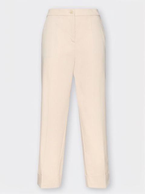 Брюки из эластичного хлопкового твила