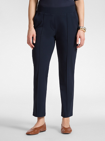 Брюки с эластичным поясом из ткани "Пауэр Стреч"