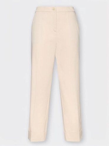 Брюки из эластичного хлопкового твила