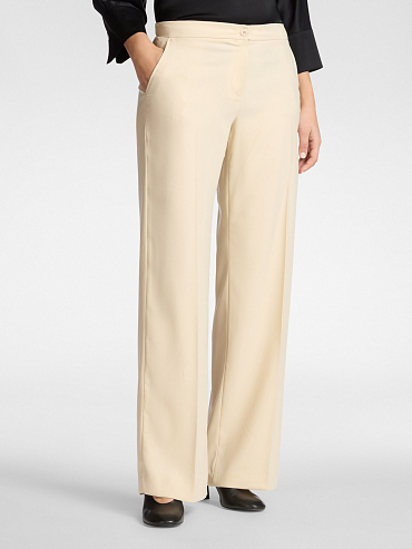 Брюки из эластичного кади
