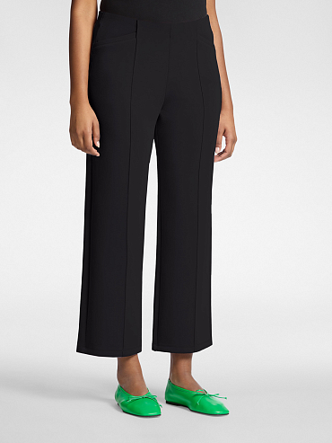 Укороченные брюки из скубы