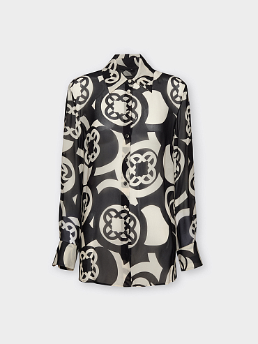 Блузка из вискозного жоржета