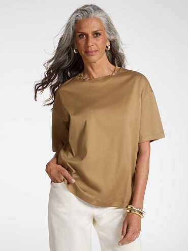 Футболка из хлопкового джерси