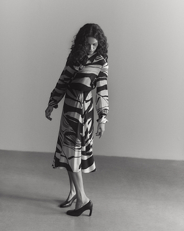 Юбка из вискозного твила