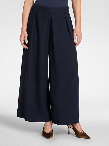 Укороченные брюки из кади